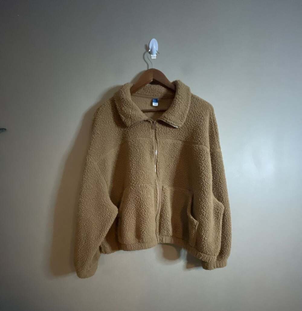 Old Navy Women's Sherpa Full-Zip Teddy Jacket